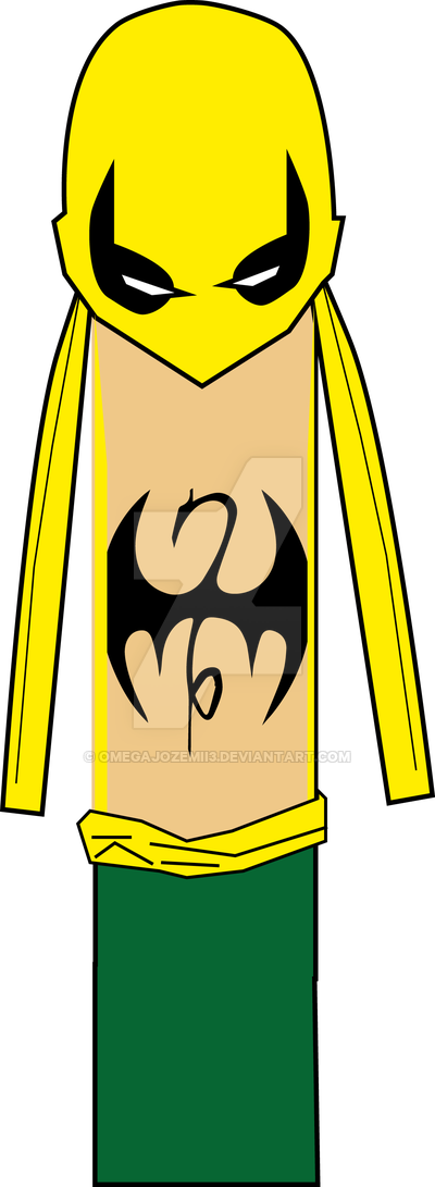 400x1091 I (Iron Fist Marvel Alphabet) By Omegajozemii3