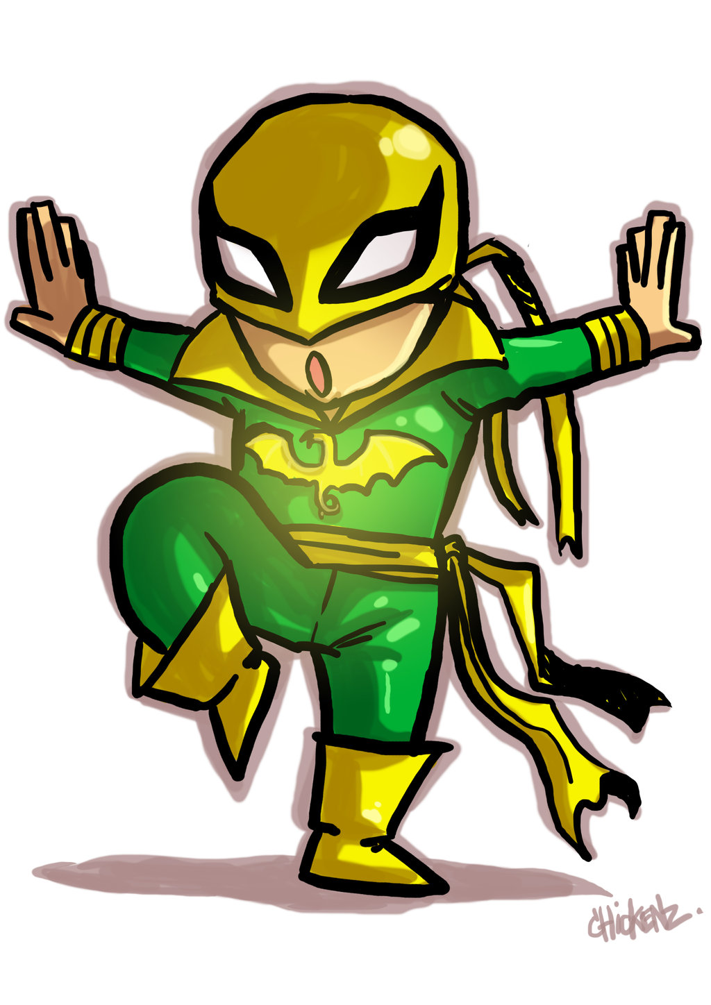 1024x1448 Little Iron Fist By Chickenzpunk