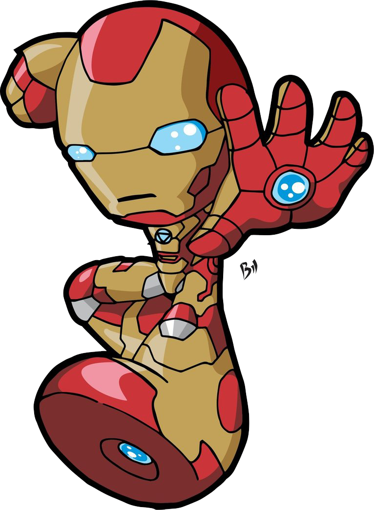 766x1043 Iron Man Kid Cartoon Clipart Png