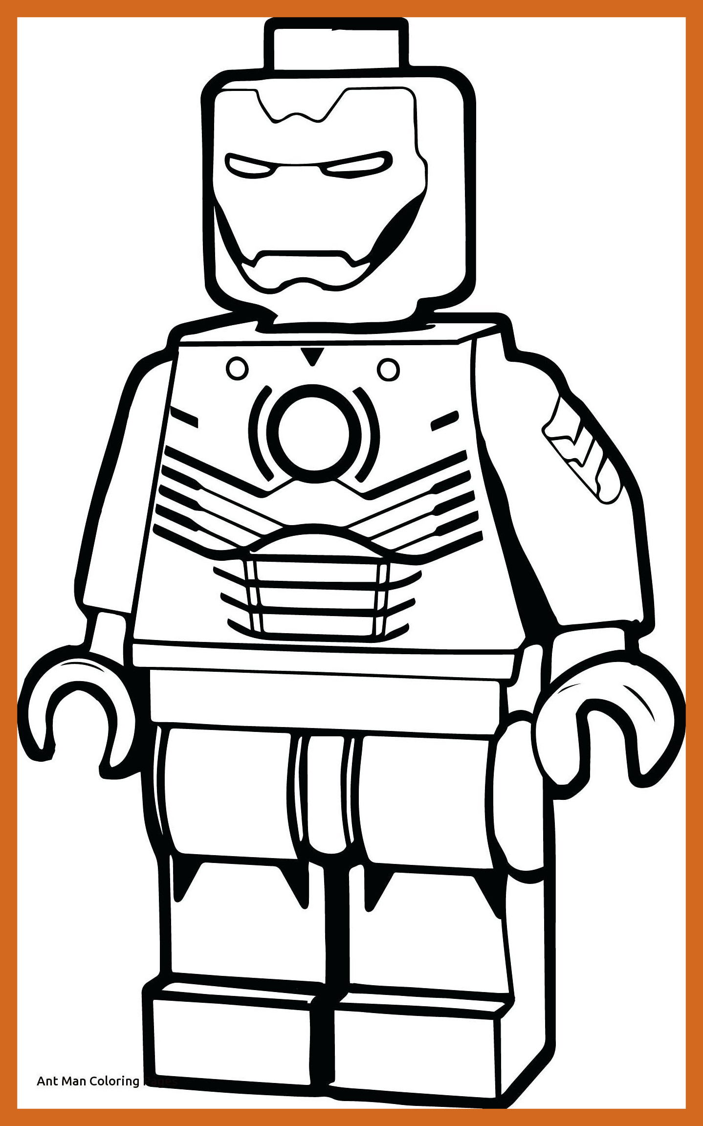 1438x2303 Lego Man Coloring Page