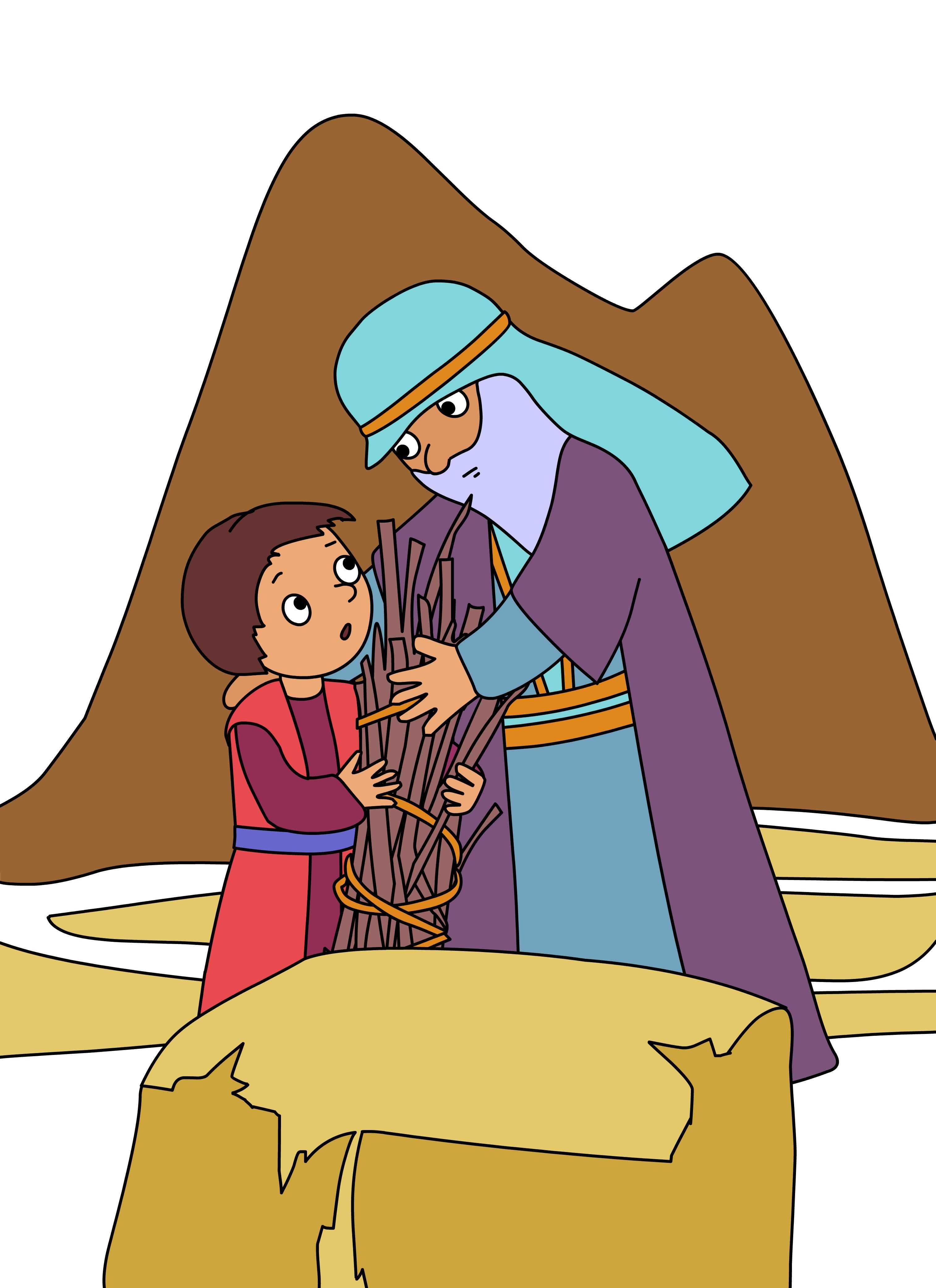 3028x4167 Abraham And Isaac A Pattern Of Things To Come Bible Stories