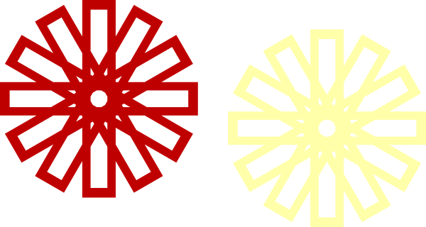 600x320 Islamic Star Clip Art