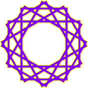 300x300 Purple Islamic Art Clip Art