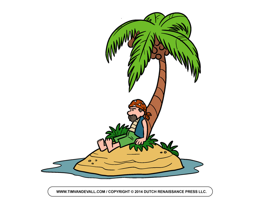 900x695 Clip Art Person On Island Clipart