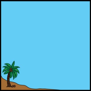 300x300 Island Clipart Image