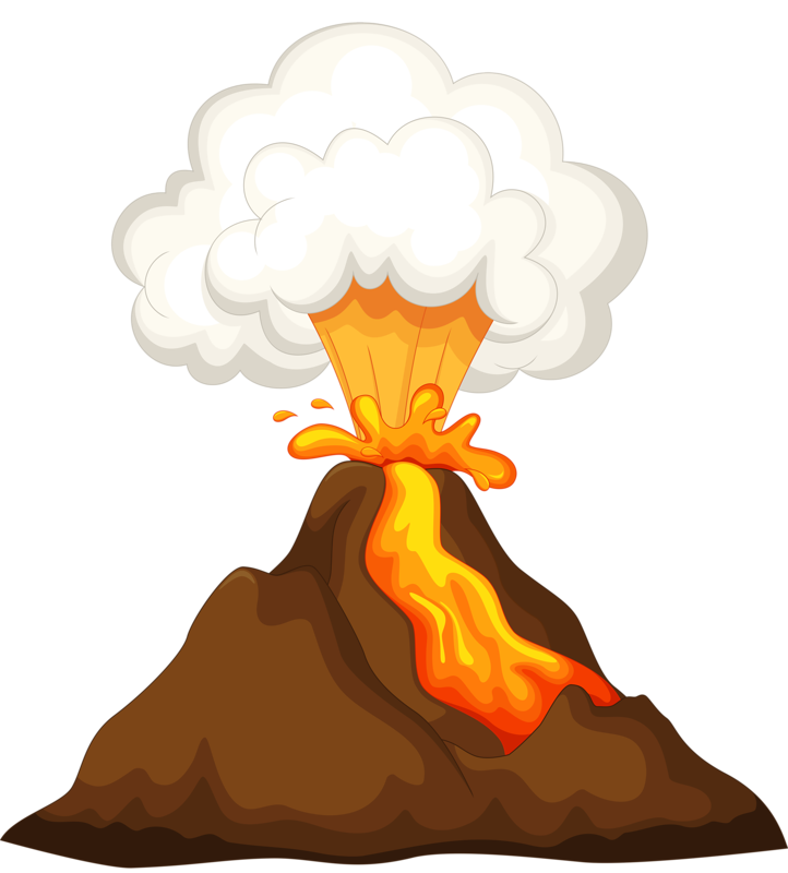 722x800 Neoteric Ideas Volcano Clip Art A Volcanic Island Cartoon Clipart