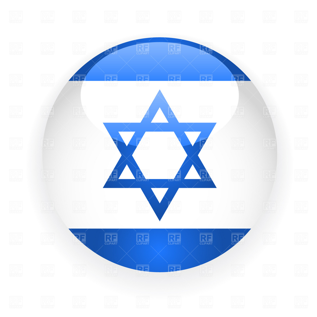 1200x1200 Israel Button Flag Royalty Free Vector Clip Art Image