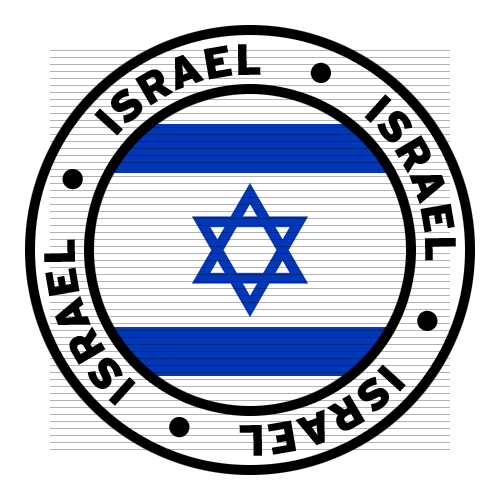 500x500 Round Israel Flag Clipart