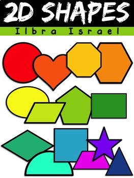 263x350 2d Shapes Clipart By Ilbra Israel Teachers Pay Teachers