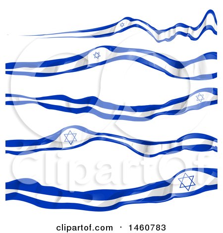 450x470 Clipart Of Israel Flag Banners