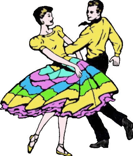 424x500 Square Dance Clip Art Pg 1