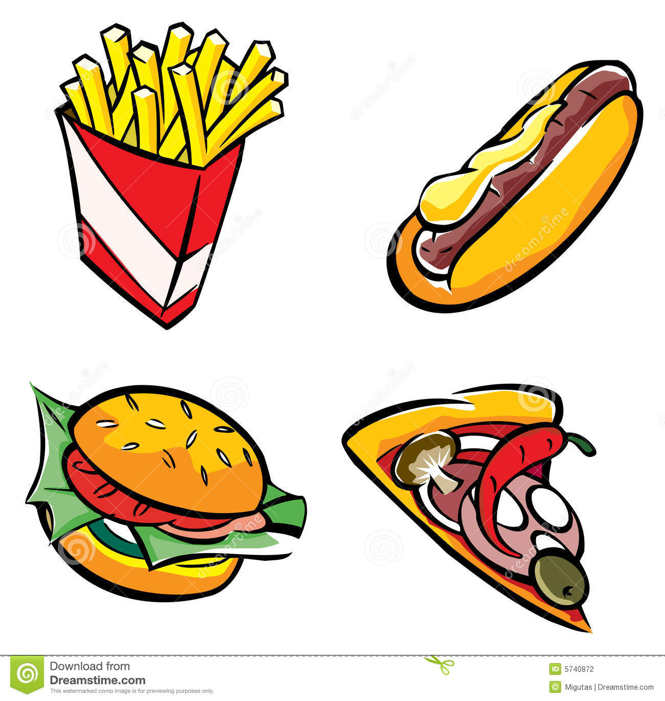 1300x1370 Fastfood Clipart