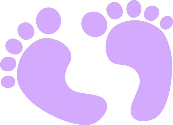 600x435 Purple Its A Girl Baby Feet Clip Art Its A Girl