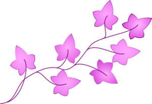 299x204 Ivy Purple Clip Art