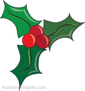 281x300 Clip Art Holly And Ivy Clipart