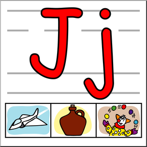 304x304 Clip Art Alphabet Set 01 J Color I Abcteach