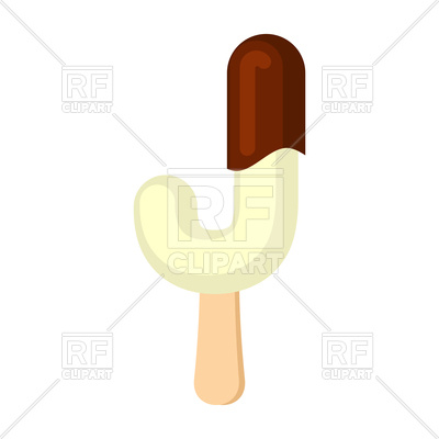 400x400 Letter J Ice Cream Font Royalty Free Vector Clip Art Image