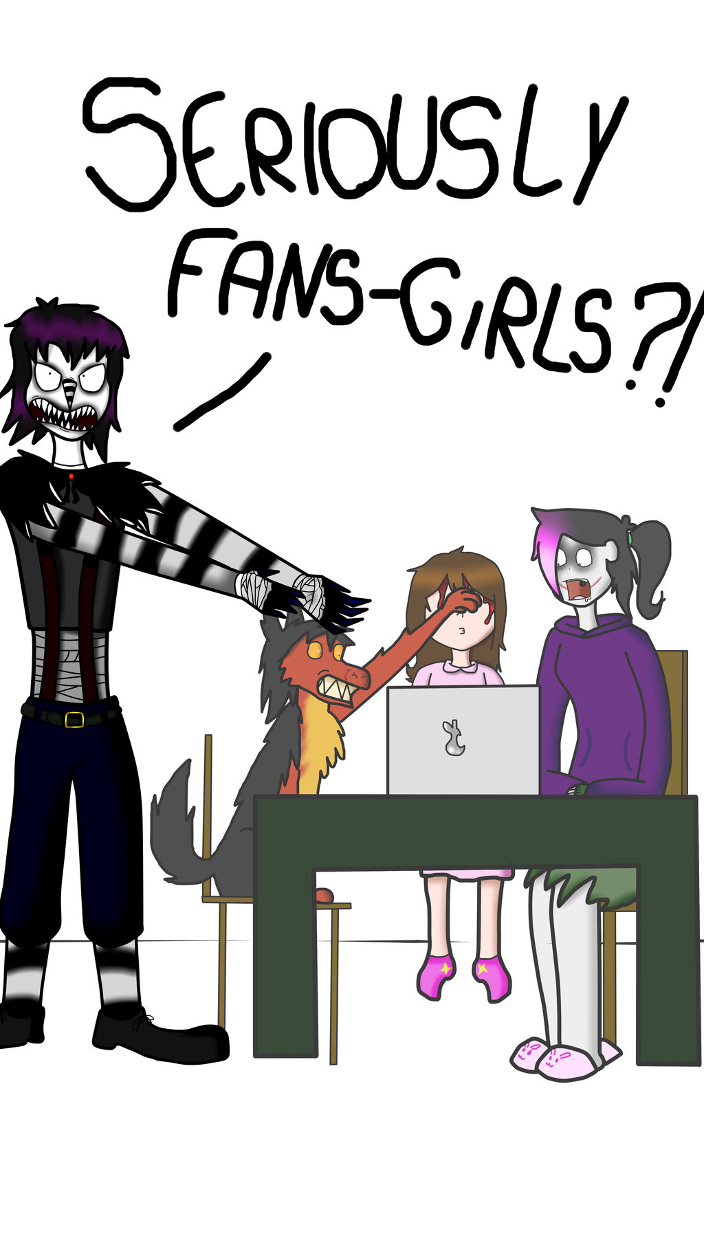 1024x1820 Jack, Sally, Smile Dog And Nina Discover Creepypas By Darkim