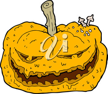 350x304 Clipart Illustration Of A Jack O Lantern