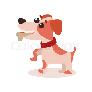 320x320 Jack Russell Terrier Character Running, Cute Funny Dog Vector