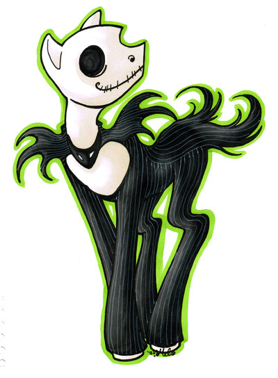 400x544 Jack Skellington Pony By Clueless Nu