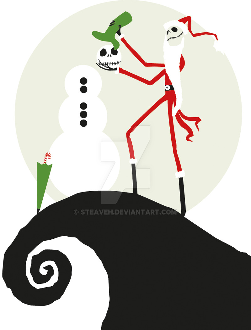 800x1049 Jack Skellington Santa By Steaveh