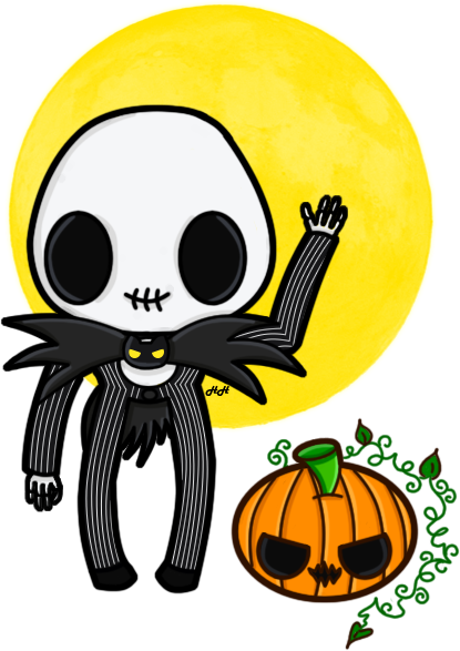 415x587 Chibi Jack Skellington By Deidream