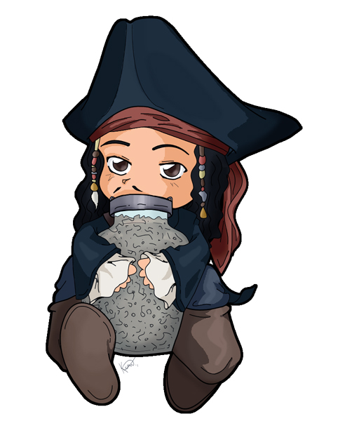 492x600 Jack Sparrow's Jar Of Dirt By Kalisama