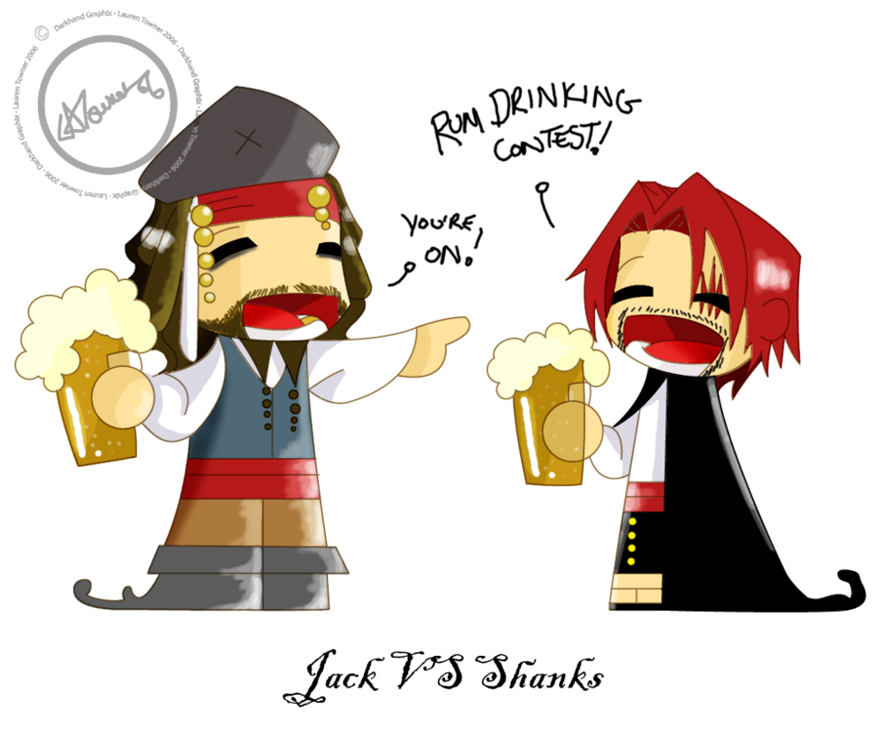 978x817 Jack Sparrow Vs. Red Shanks By Lycanlauren