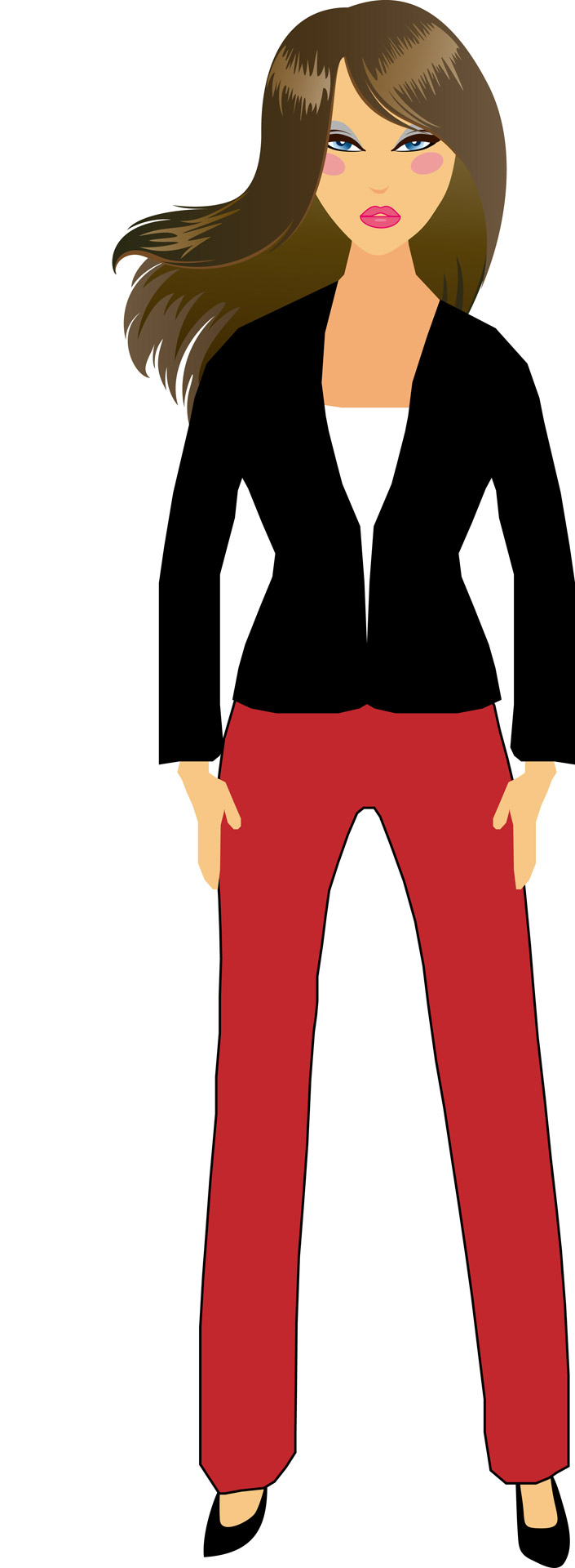 705x1920 Girl Clip Art Free Stock Photo