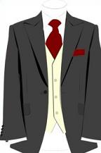 144x217 Suit Jacket Clipart