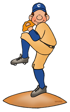 225x360 Free Baseball Clip Art By Phillip Martin