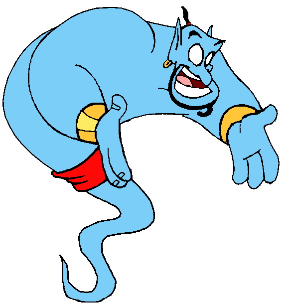 566x610 Genie Cliparts
