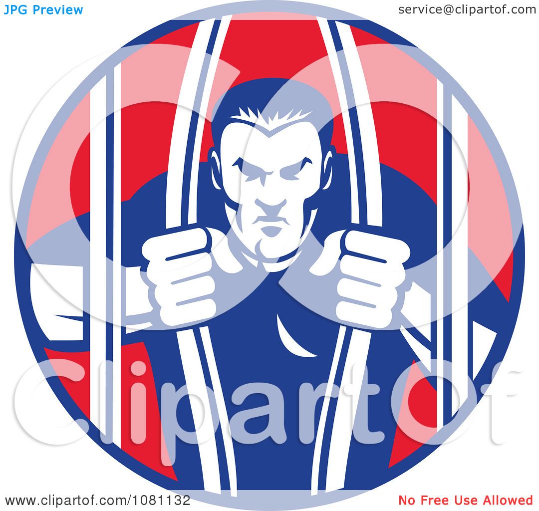 1080x1024 Clipart Retro Prisoner Bailing Out Of Prison Bars