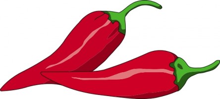 444x200 Peppers Clip Art Free Clipart Panda