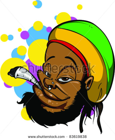 387x470 Jamaica Funny Clipart