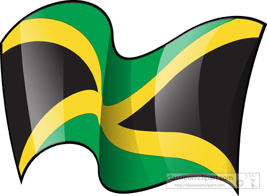 550x405 World Flags Clipart Jamaica Flag Waving 3