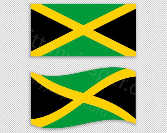 570x454 Jamaica Flag Svg Vector Clip Art
