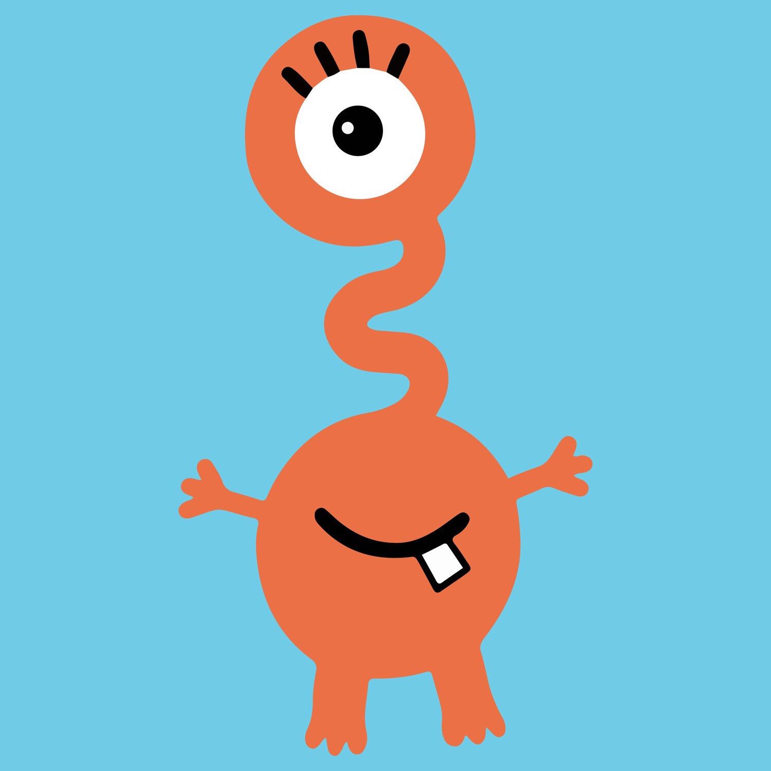 1500x1500 Monster Clip Art Sleepy Fox Prints