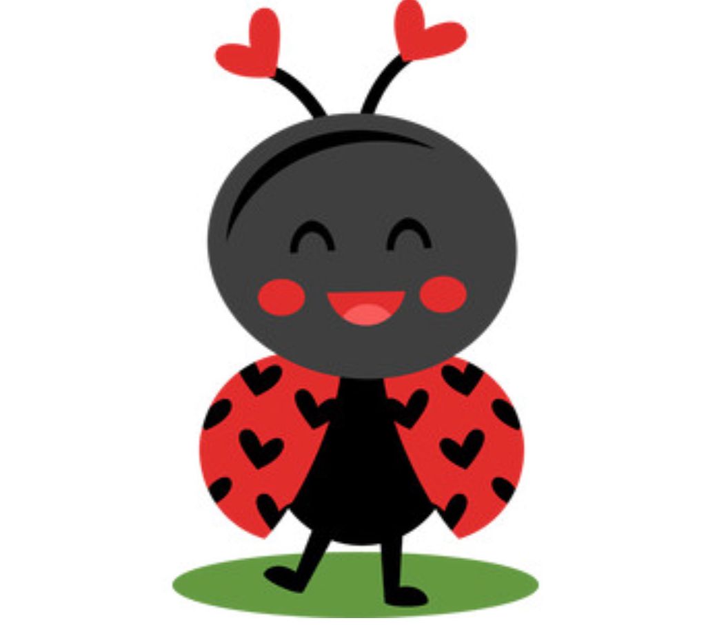 1024x907 Cute Standing Ladybug Miss Kate Cuttables James And The Giant