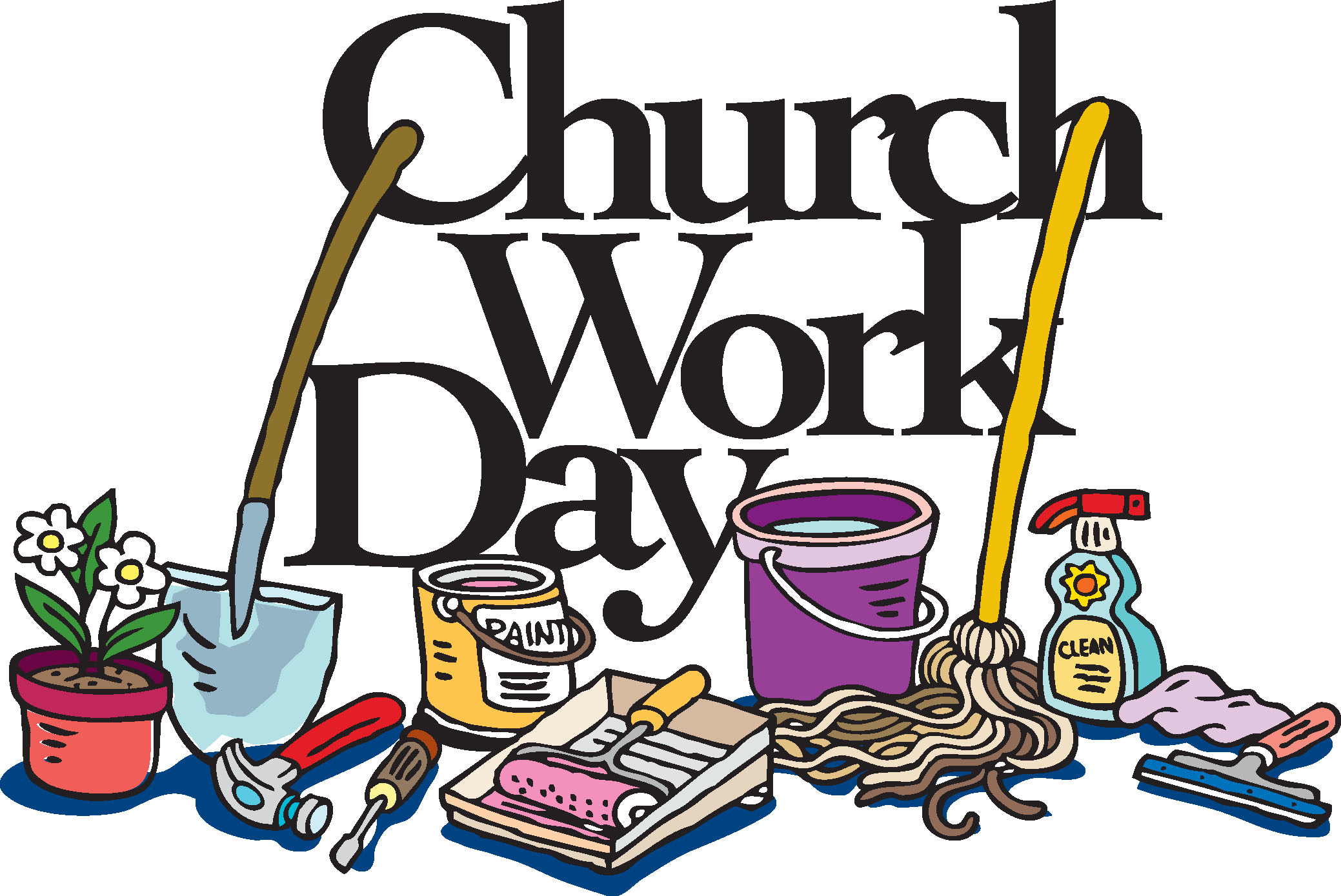 2078x1389 Church Work Day Clip Art