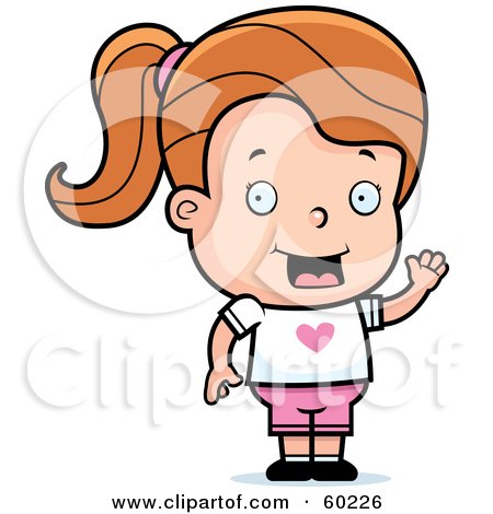 450x470 Royalty Free (Rf) Clipart Illustration Of A Jane Girl Character