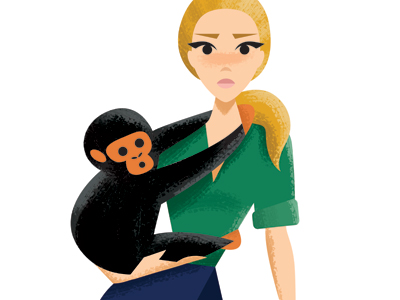 400x300 Jane Goodall By Lainey Lee