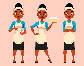 340x270 Black Women Clip Art Etsy