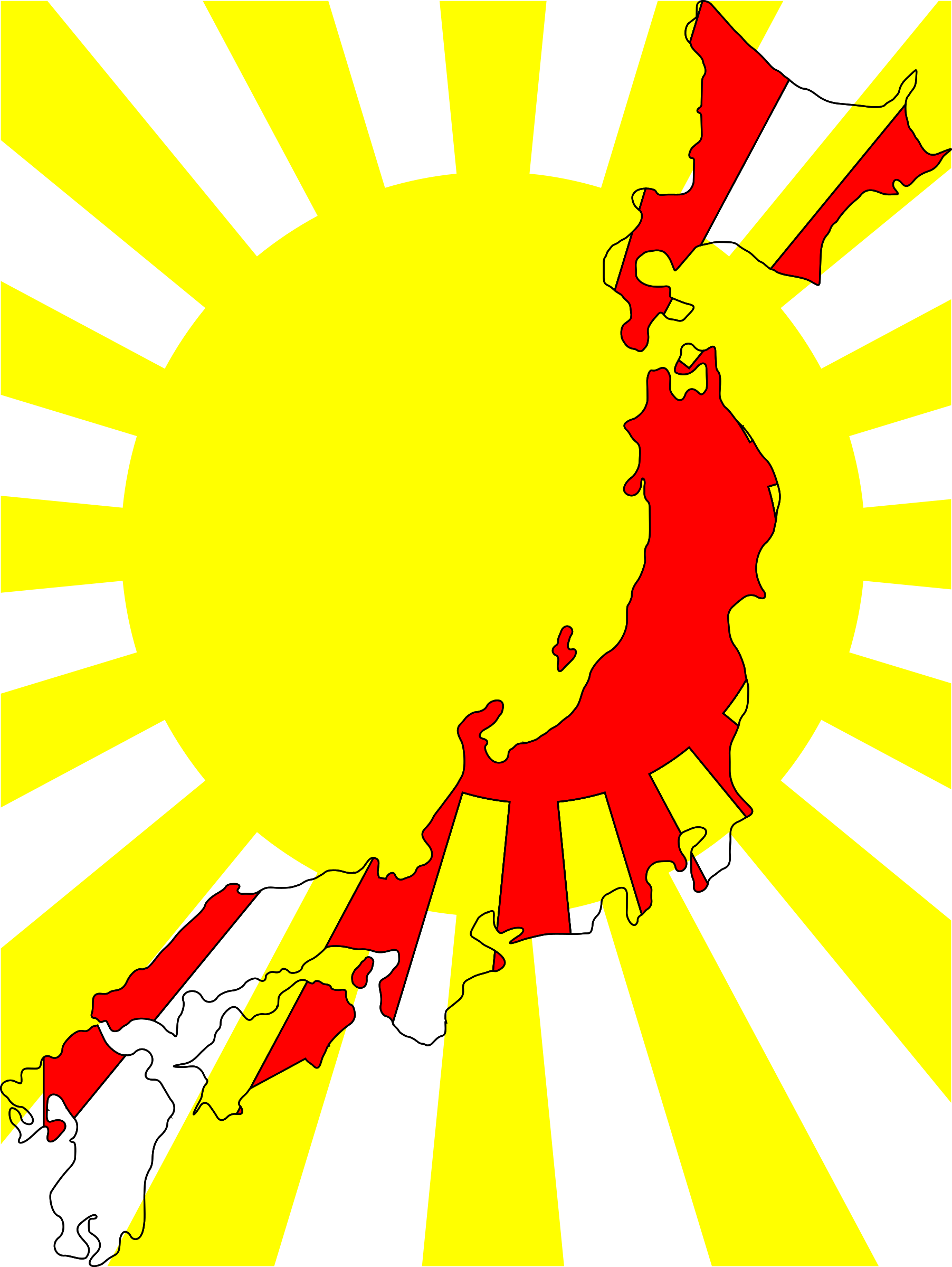 1804x2400 Japan Map Flag Icons Png