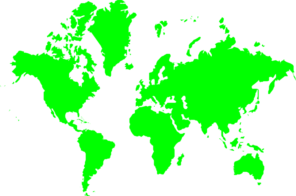 958x636 Map World Free Stock Photo Illustration A Green Map
