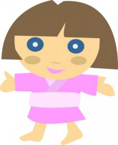 244x300 Japanese Character Girl Clip Art Download