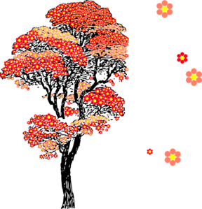 288x299 Japanese Cherry Blossom Tree Clip Art Papier