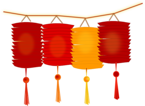 297x216 Paper Lanterns Clip Art