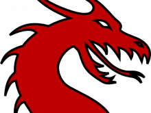 220x165 Dragon Face Clipart